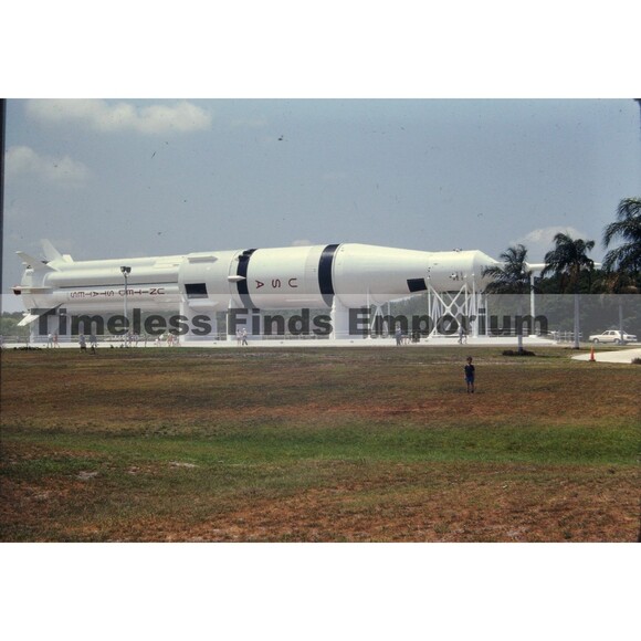 Other - 1970-1980s 35mm Slide Space -    Saturn IB rocket, Kennedy Space Center
